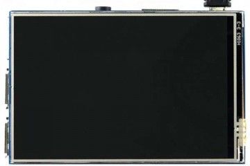lcd WAVESHARE 3.5inch Resistive Touch Display (B) for Raspberry Pi, 480×320, IPS Screen, SPI, Waveshare 12287