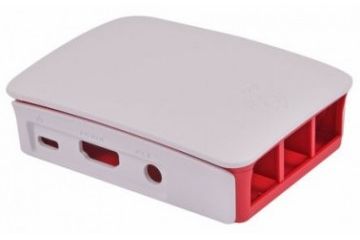 Official Raspberry Pi 3 Model B, 2 B, B+ Development Board Case, Red, White, TZT 241 AAA-01