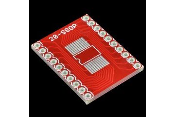 breakout boards  SPARKFUN SparkFun SSOP to DIP Adapter - 20-Pin, spark fun 00499