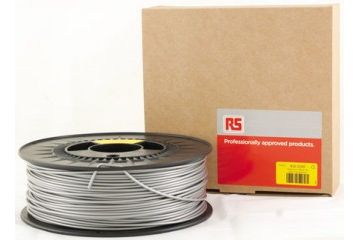 dodatki RS PRO 2.85mm 3D Printer Filament Silver, 1kg PLA, 832-0295