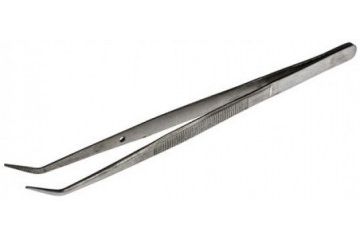 tweezers RS PRO 150 mm Stainless Steel Fine, Bent Tweezers, RS Pro, 545-187