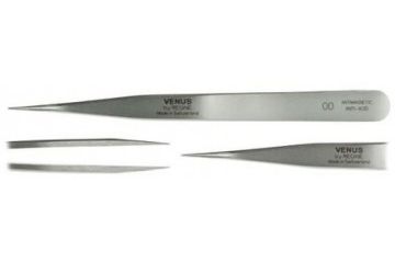 tweezers RS PRO 120 mm Anti-Magnetic Stainless Steel Strong Thick Tweezers, RS Pro, 238-6249