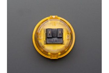 buttons and switches ADAFRUIT Arcade Button - 30mm Translucent Yellow , Adafruit 474