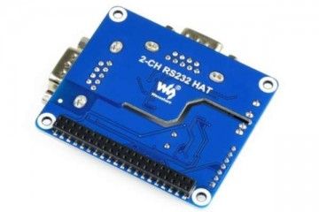 HATs WAVESHARE 2-Channel Isolated RS232 Expansion HAT for Raspberry Pi, Waveshare 17498