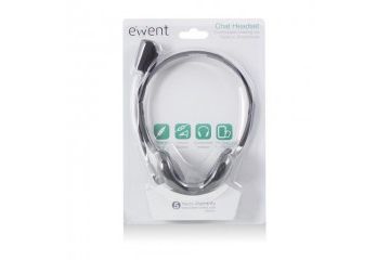 slušalke in mikrofoni EWENT Slušalke Ewent, za telefone/tablice, nadzor glasnosti, mikrofon, EW3567