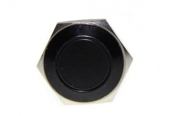 buttons and switches SEED STUDIO 16mm Anti-vandal Metal Push Button - Carbon Black, Seed TEM12123B