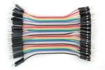 wires, headers FUT ELECTRONICS PREMIUM MALE-MALE EXTENSION JUMPER WIRES - 40 X 3" (75MM)