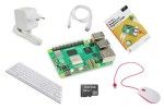 kits RASPBERRY PI RASPBERRY PI 5, 8GB KIT WITH ESSENTIAL ACCESSORIES AND BEGINNERS GUIDE (WHITE), KIT70